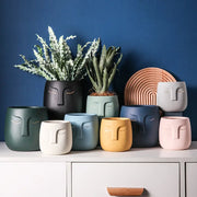Ceramic Face Living Room Vase - GLR SHOPPING
