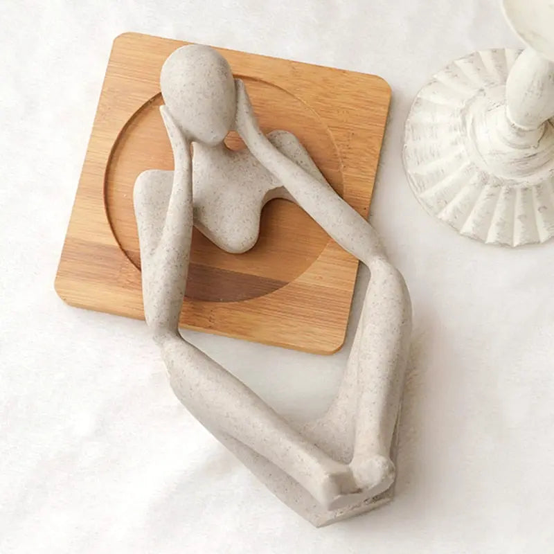 Nordic Art Thinker Statue - GLR SHOPPING