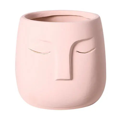 Ceramic Face Living Room Vase - GLR SHOPPING
