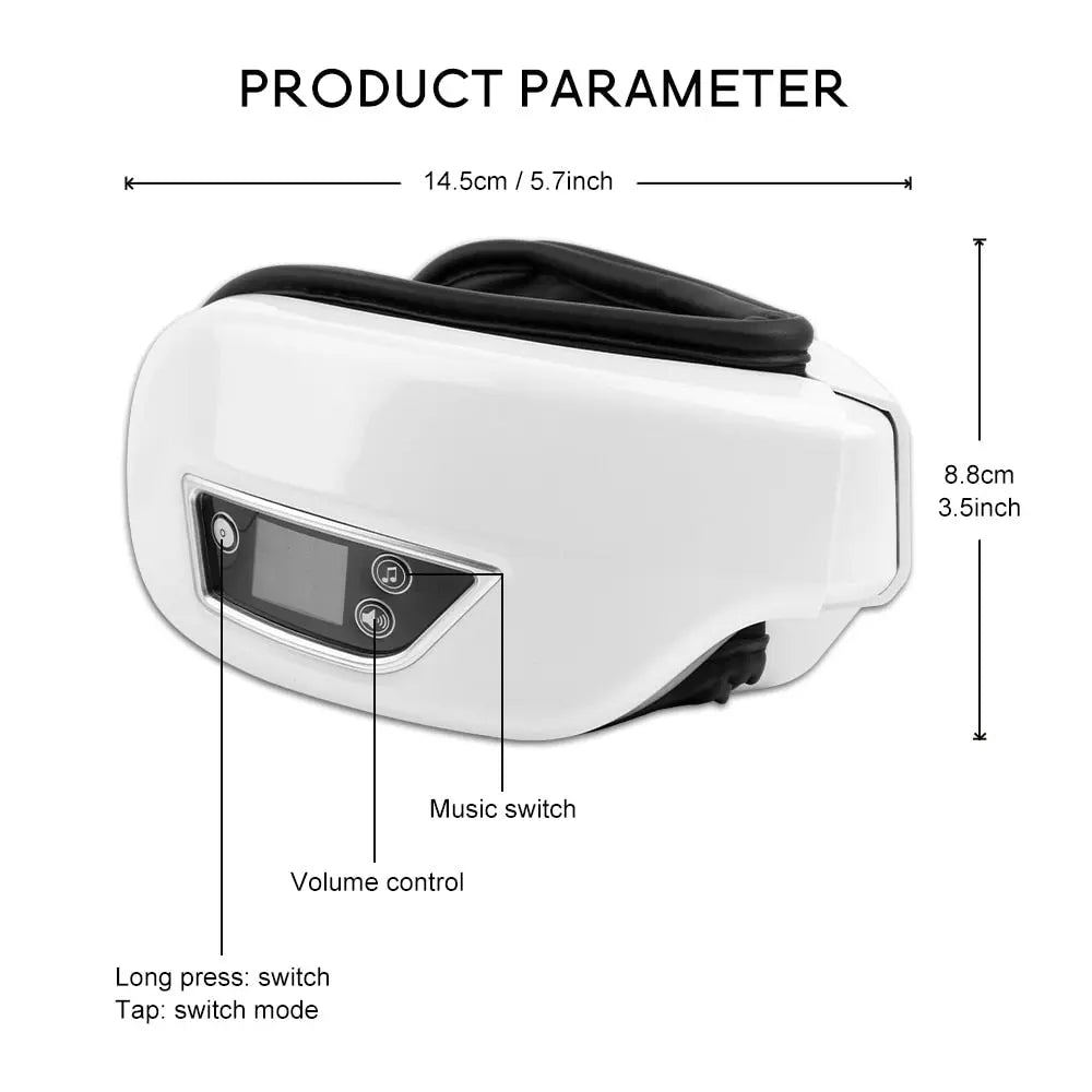 Electric Vibration Bluetooth Eye Massager - GLR SHOPPING