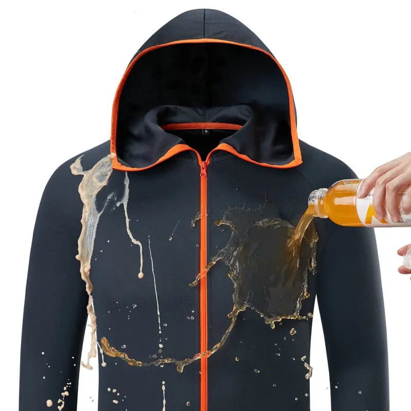 Waterproof Fishing Clothes Tech Hydrophobic Clothing Casual Outdoor Camping Hooded Jackets - GLR SHOPPING