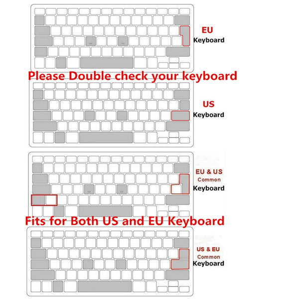 HRH Logic Pro X Shortcuts Silicone Keyboard Cover Skin For Macbook