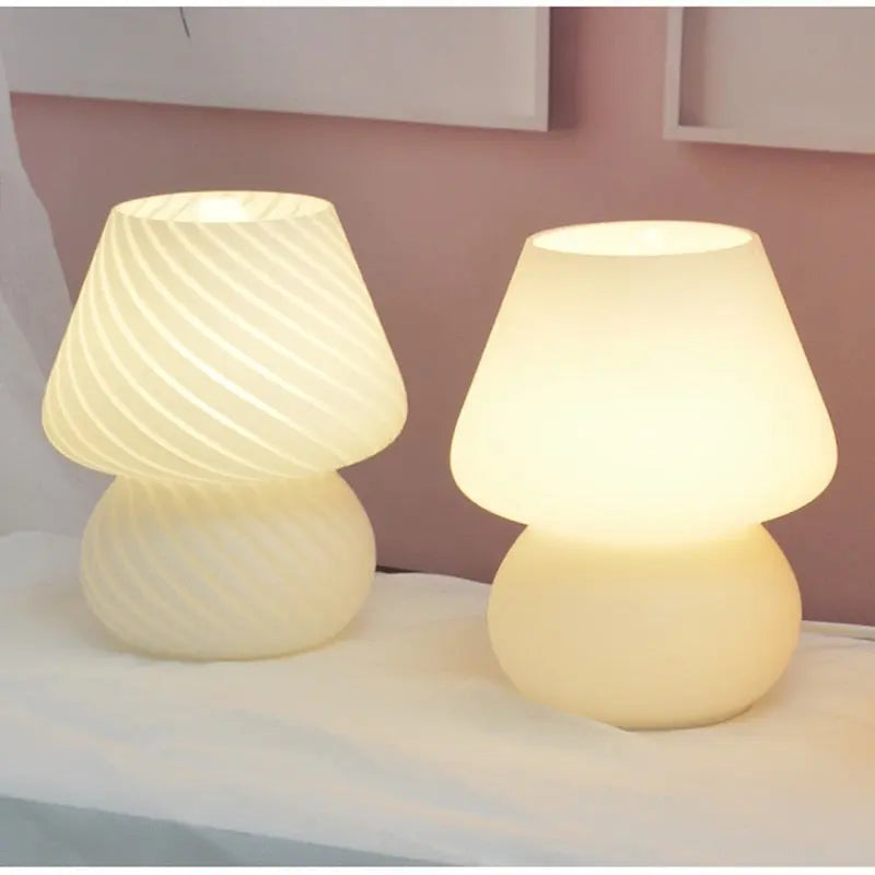 Glass Translucent Bedside Lamp - GLR SHOPPING