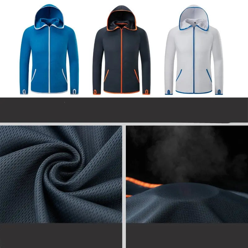 Waterproof Fishing Clothes Tech Hydrophobic Clothing Casual Outdoor Camping Hooded Jackets - GLR SHOPPING