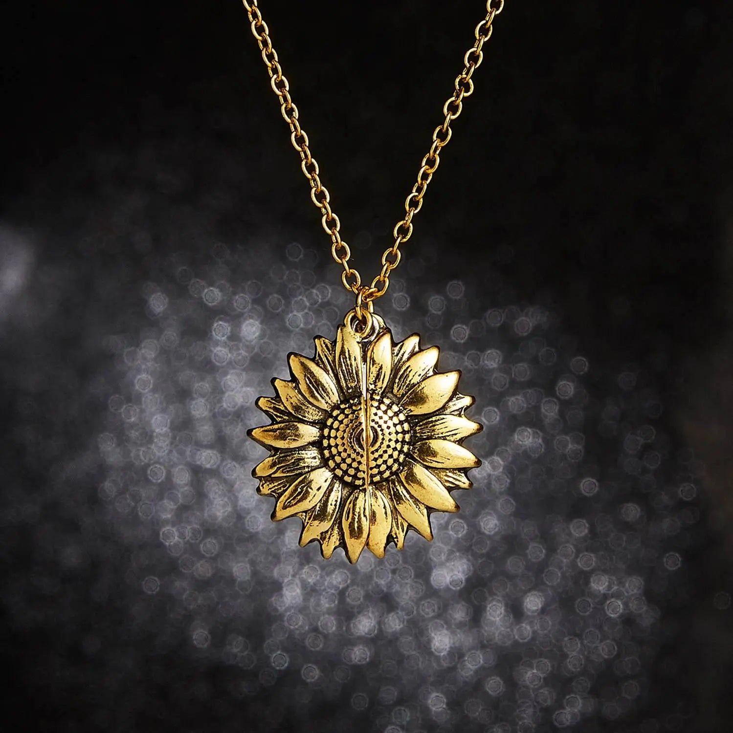 Sunflower Pendant Necklace - GLR SHOPPING
