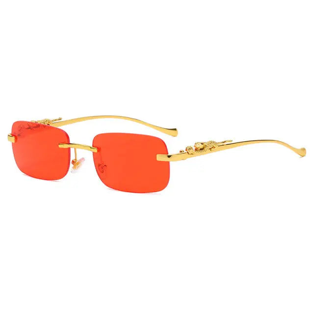 Vintage Rimless Square Sunglasses - GLR SHOPPING