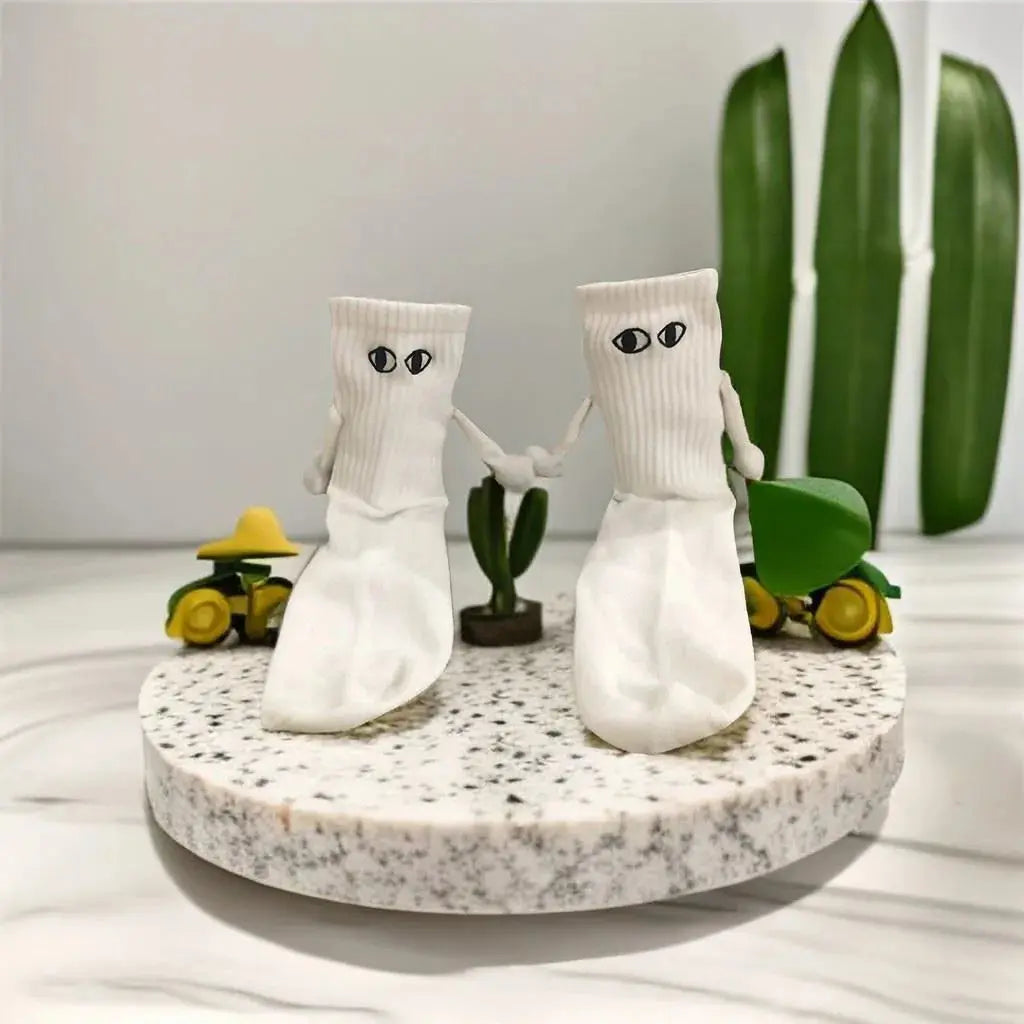 Magnetic Holding Hands Couple Socks GLR SHOPPING