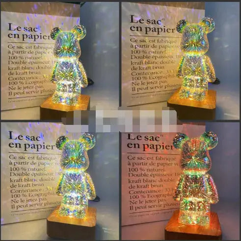 3D Bear Firework Light Lamp - GLR SHOPPING