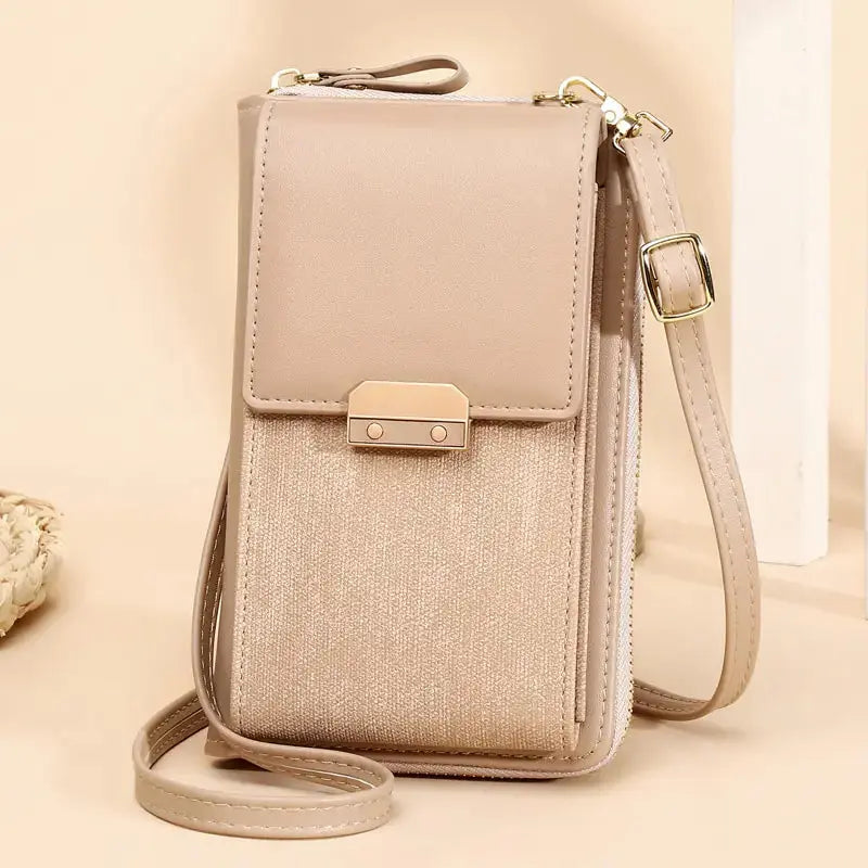 PU Leather Ladies Wallet Crossbody Bag - GLR SHOPPING