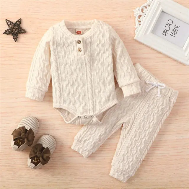 2Pcs Suit Toddler Long Sleeve Romper - GLR SHOPPING