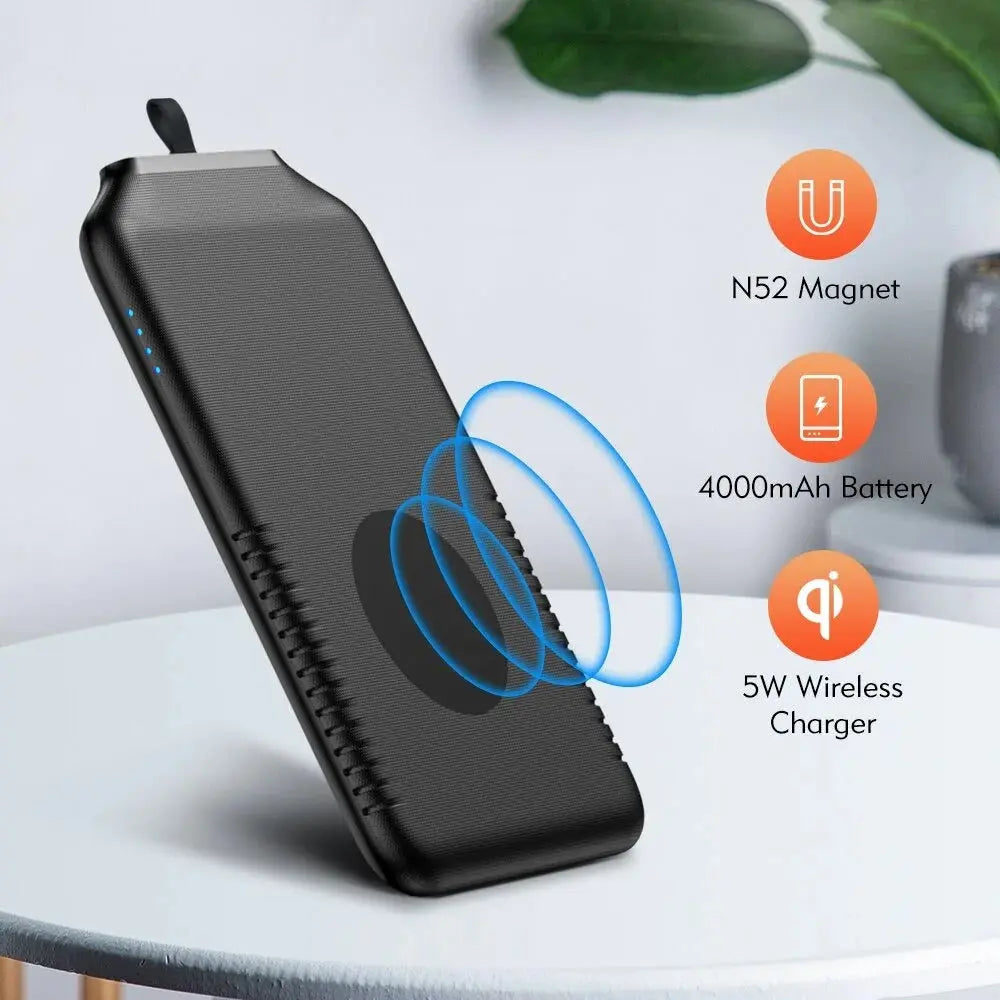 Ultra-Slim Magnetic Wireless Charging Power Bank - GLR SHOPPING