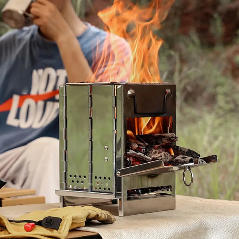 Mini Outdoor Portable Firewood Stove - GLR SHOPPING