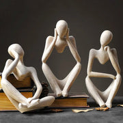 Nordic Art Thinker Statue - GLR SHOPPING