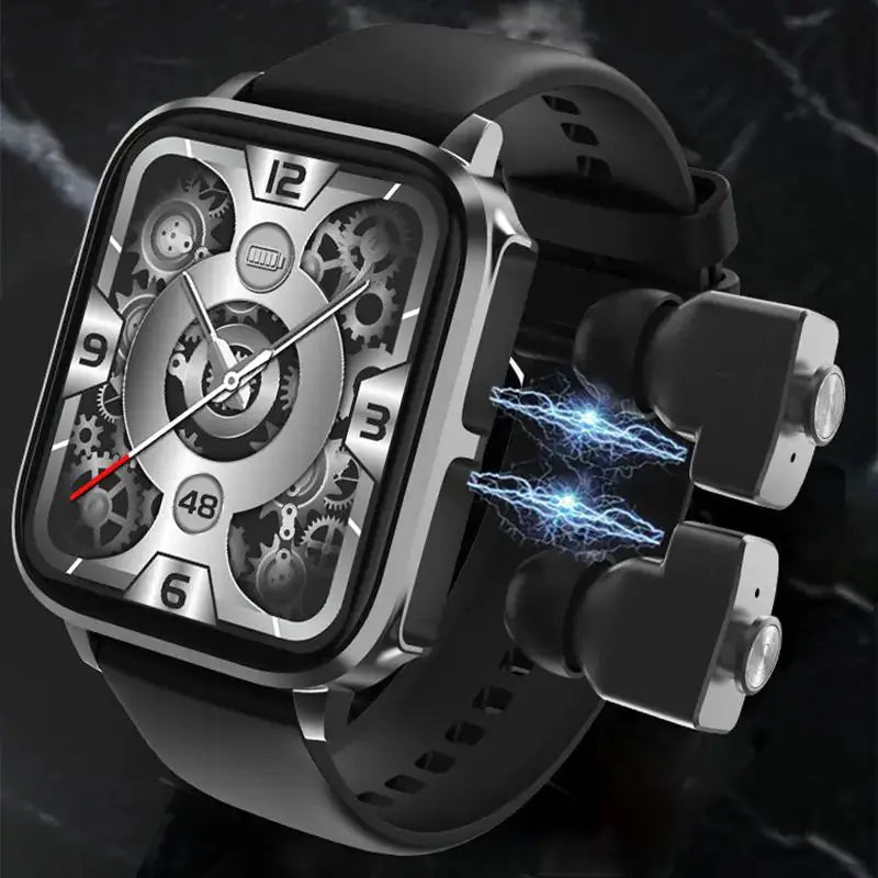 T22 2023 Smart Watch TWS Earbuds 2 In 1 - GLR SHOPPING