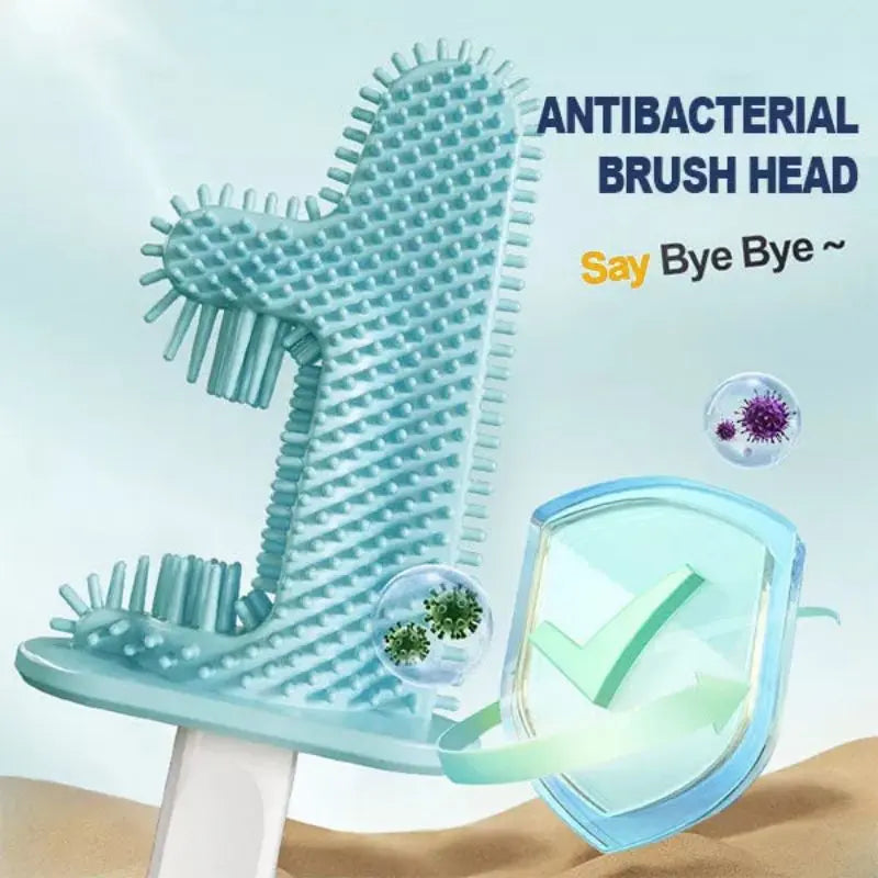 Toilet Brush with Rim Cleaner - GLR SHOPPING