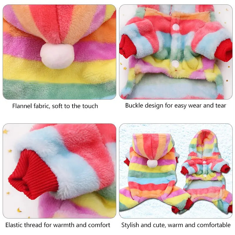 Dog Clothes Pajamas Fleece - GLR SHOPPING