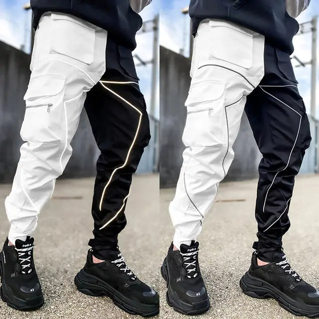 Reflective Cargo Pants - GLR SHOPPING