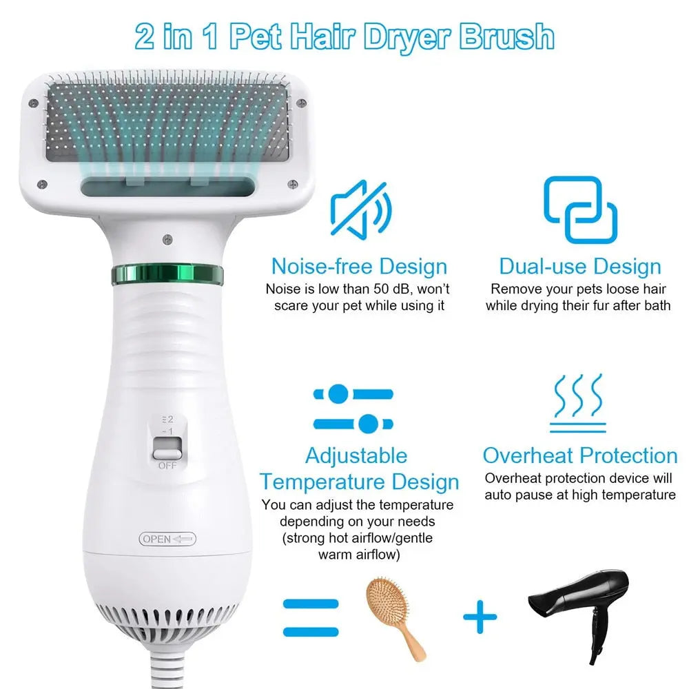 Portable Dog Dryer 2-In-1Hair Dryer For Dogs - GLR SHOPPING