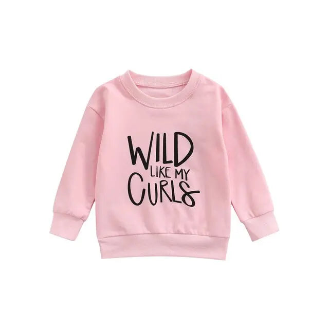 Baby Sweatshirt Tops with Letter Print - GLR SHOPPING