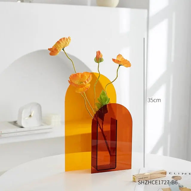 Minimalist Acrylic Vase - GLR SHOPPING