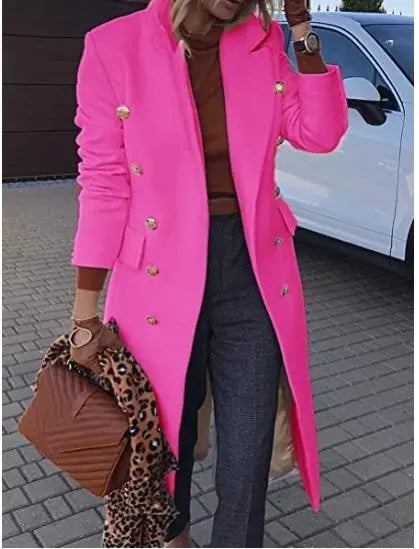 Double Breasted Long Blazers - GLR SHOPPING