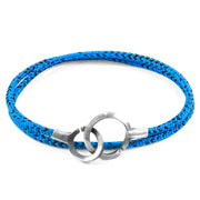 Blue Noir Montrose Silver and Rope Bracelet - GLR SHOPPING