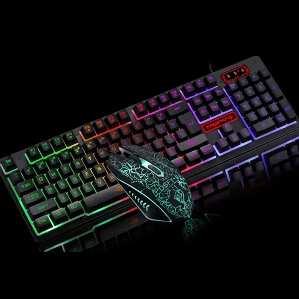 Ninja Dragons Z4 104 Keys LED Flame Gaming Keyboard with 2000 DPI - GLR SHOPPING