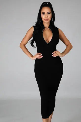 Maya Black Dress - GLR SHOPPING