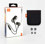 JBL LIVE100 3.5mm Wired Earphones Stereo Sound Line Control - GLR SHOPPING