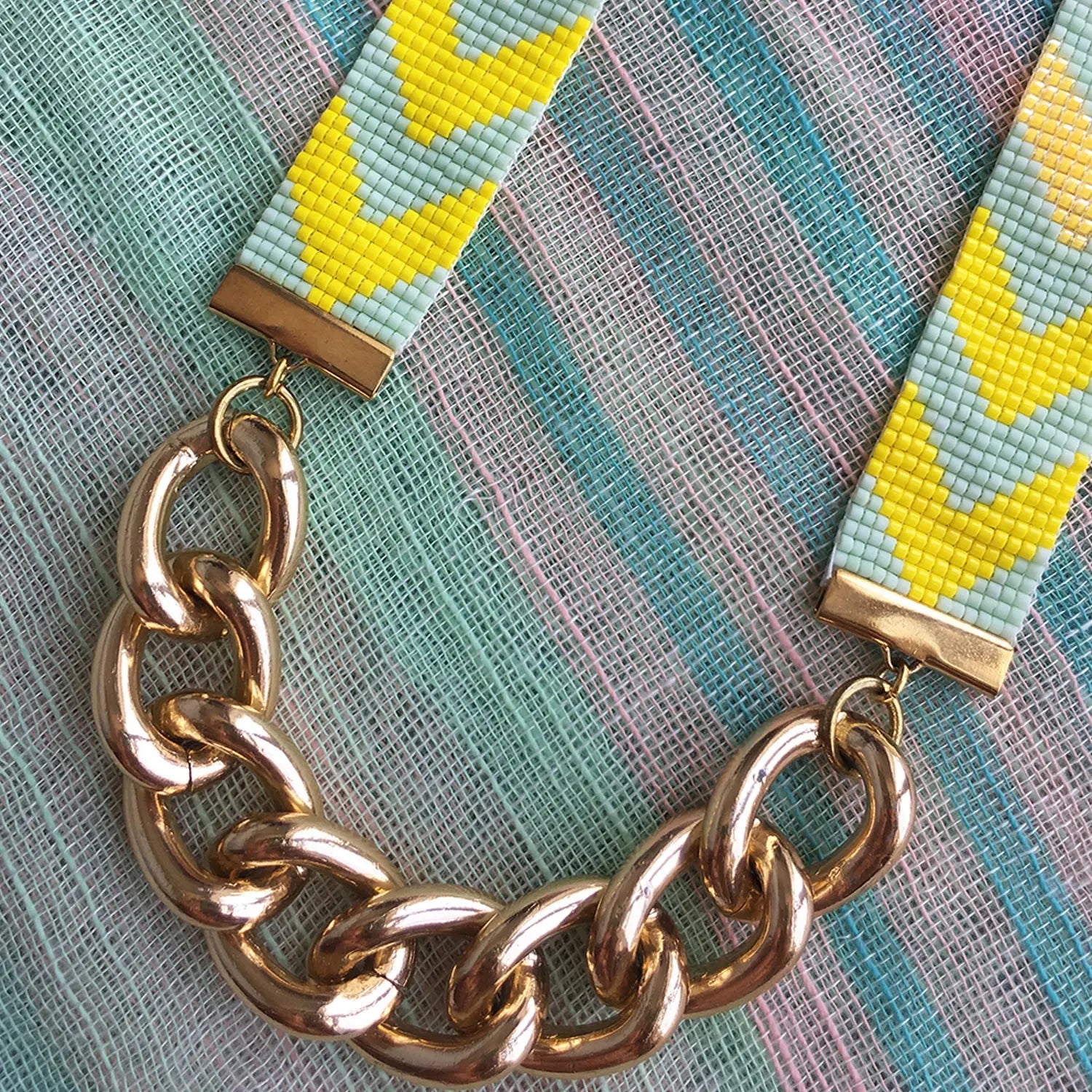 Chevron Priestess II Necklace - GLR SHOPPING