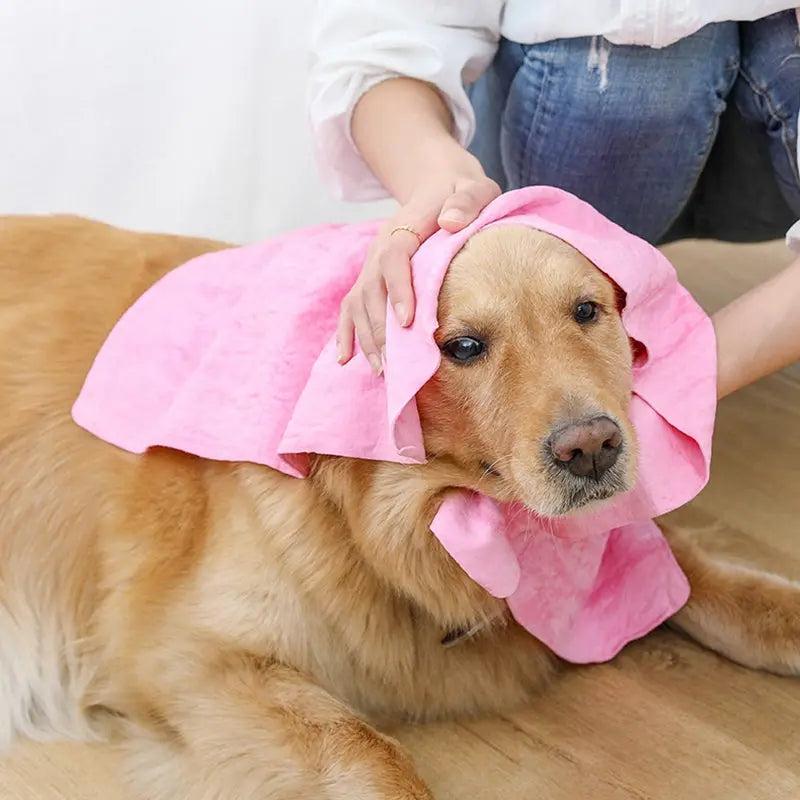 Large Pet Towel, Water Absorber 26x17 Size - GLR SHOPPING