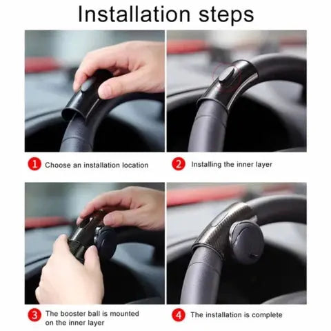Car steering wheel booster ball - GLR SHOPPING