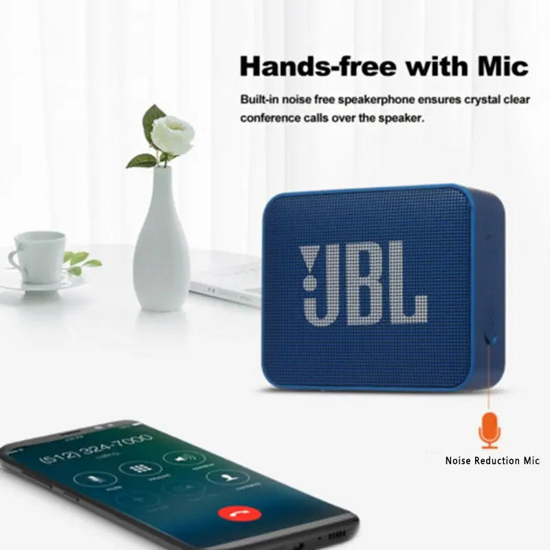 IPX7 Waterproof JBL GO 2 Wireless Bluetooth Speaker for Outdoor - GLR SHOPPING