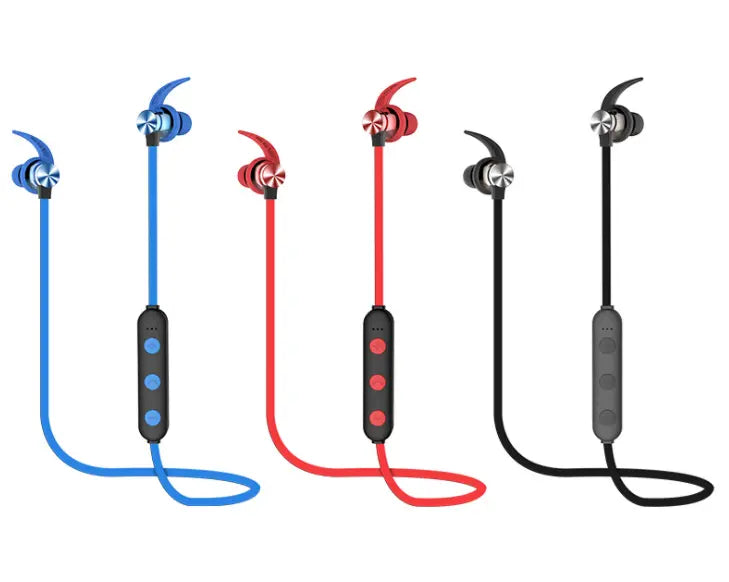 Sports Bluetooth Earphone Magnetic Wireless Headset Support TF - GLR SHOPPING