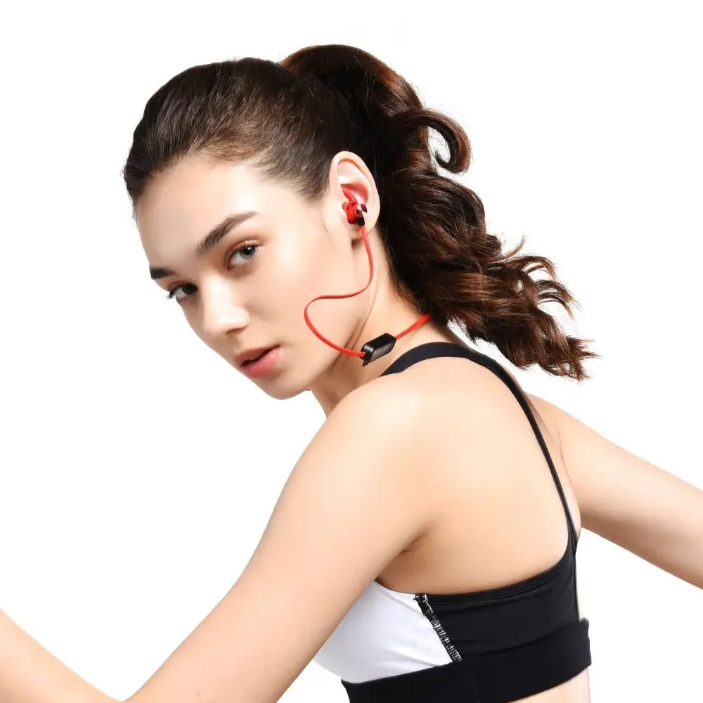 Sports Bluetooth Earphone Magnetic Wireless Headset Support TF - GLR SHOPPING