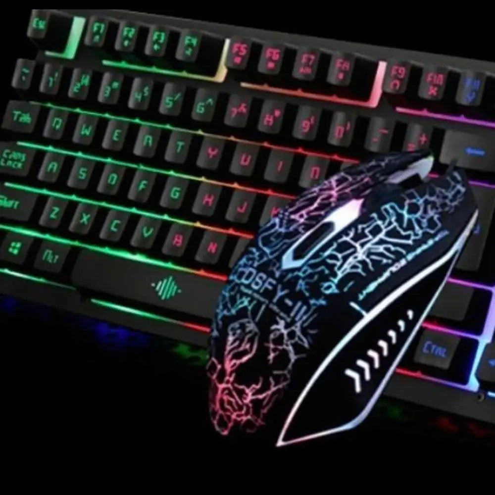 Ninja Dragons Z4 104 Keys LED Flame Gaming Keyboard with 2000 DPI - GLR SHOPPING