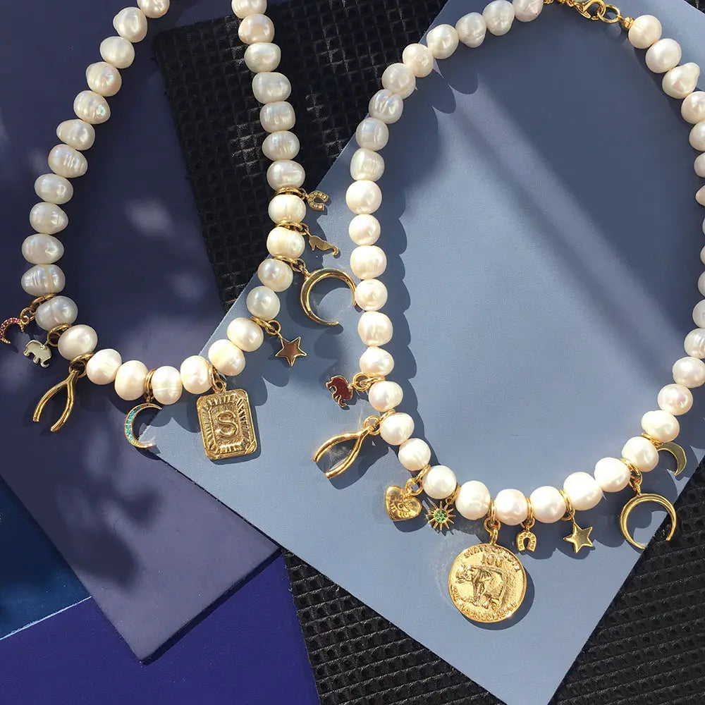 Lucky Charm Pearl Necklace - GLR SHOPPING