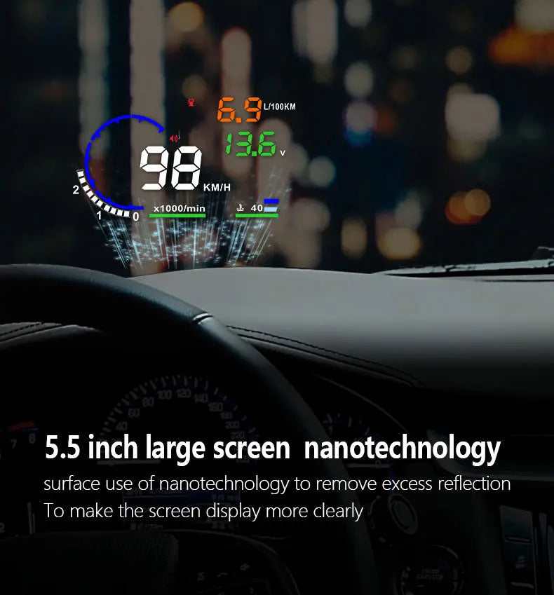 Car Head Up Display Car HUD Windscreen Projector For Jaguar S-Type - GLR SHOPPING