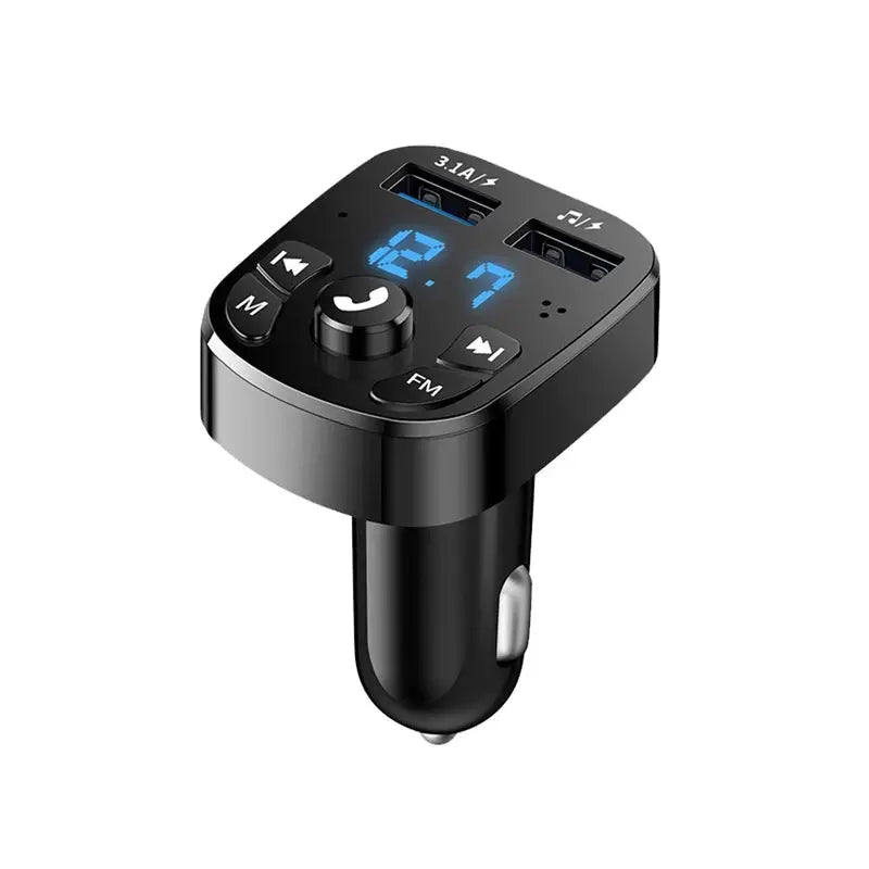 Bluetooth-compatible 5.0 FM Transmitter Car Player - GLR SHOPPING
