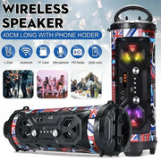 Portable Superior Bass Wireless Boombox with Radio Bluetooth Speakers - GLR SHOPPING