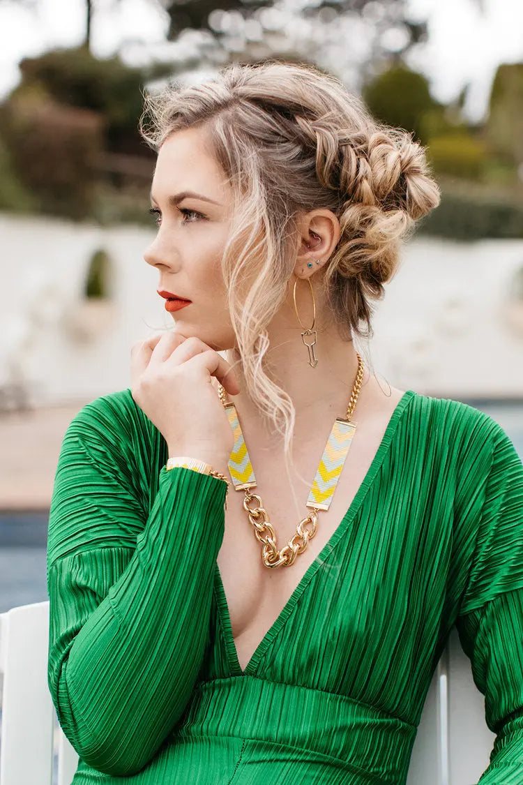 Chevron Priestess II Necklace - GLR SHOPPING