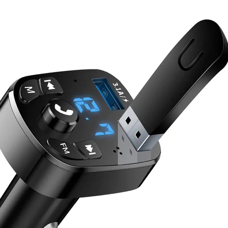 Bluetooth-compatible 5.0 FM Transmitter Car Player - GLR SHOPPING