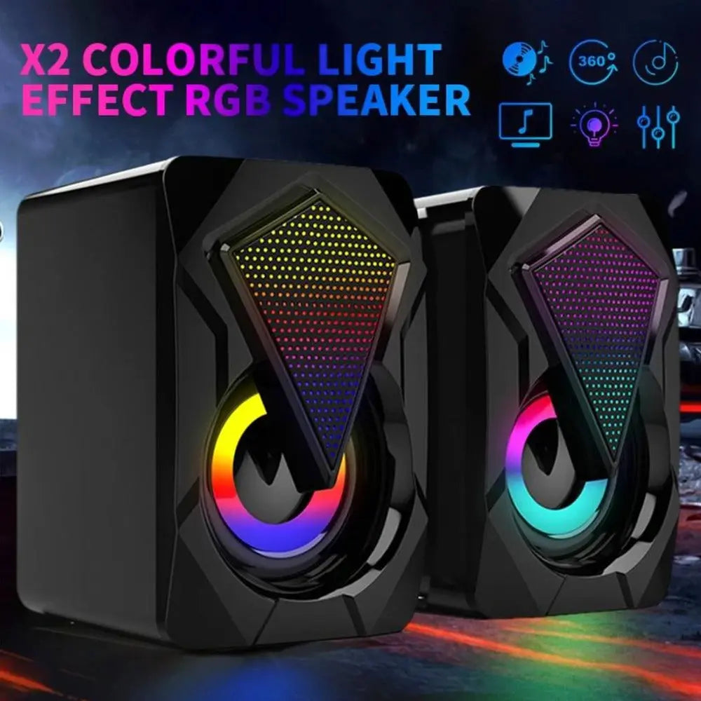 Ninja Dragon RGB Computer Gaming Speakers - GLR SHOPPING
