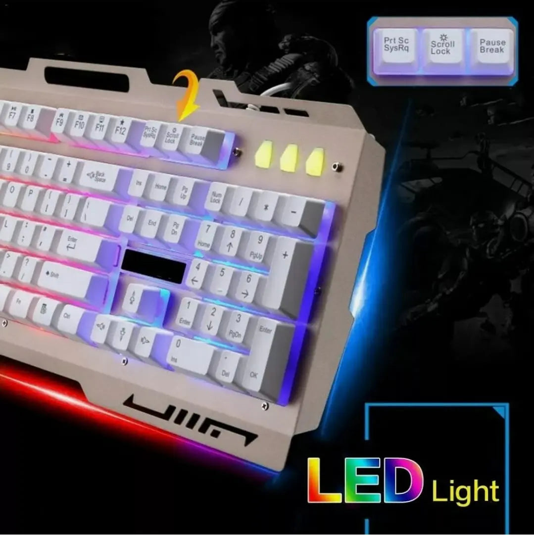 Ninja Dragons Premium NX900 USB Wired Gaming Keyboard and Mouse Set - GLR SHOPPING