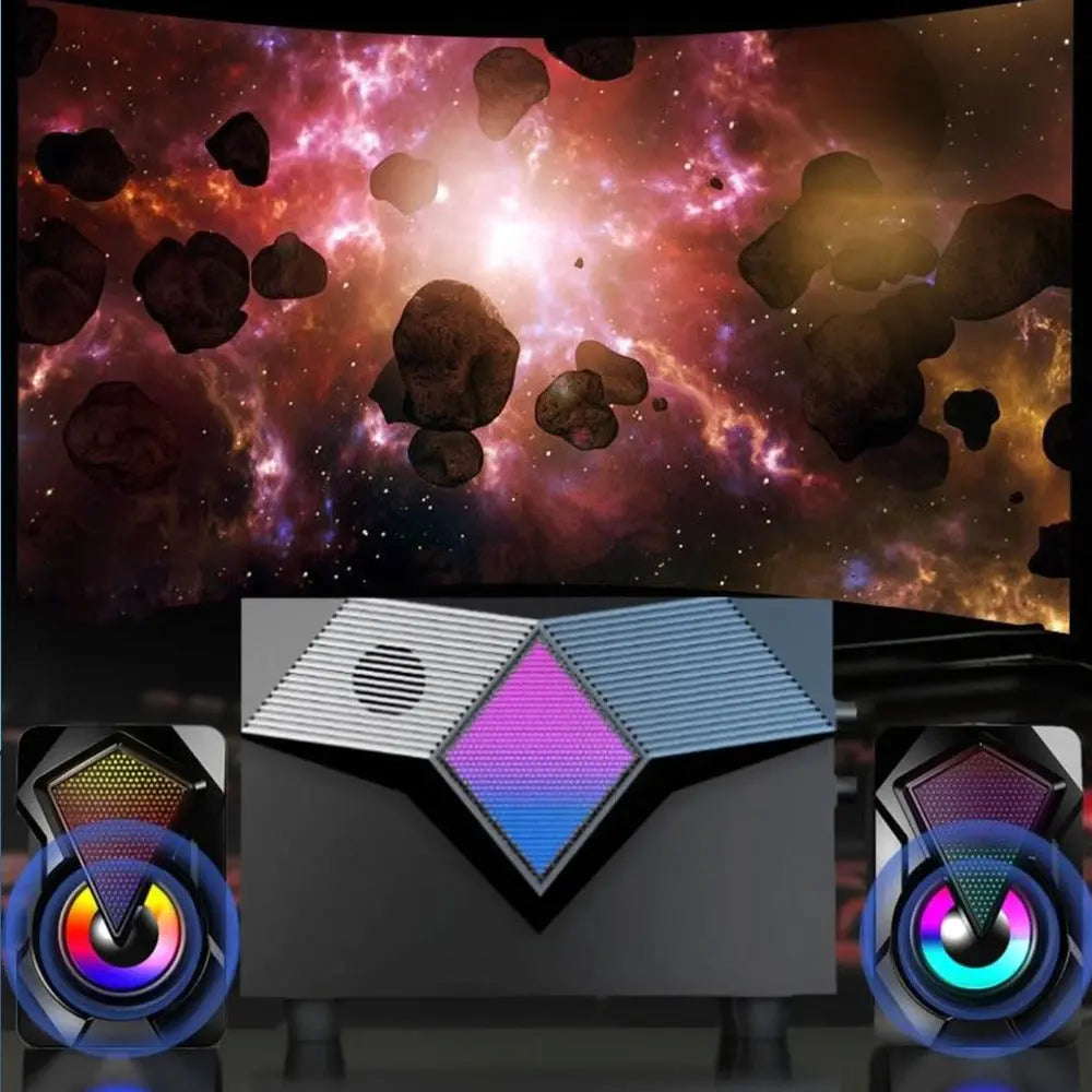Ninja Dragon RGB Computer Gaming Speakers - GLR SHOPPING