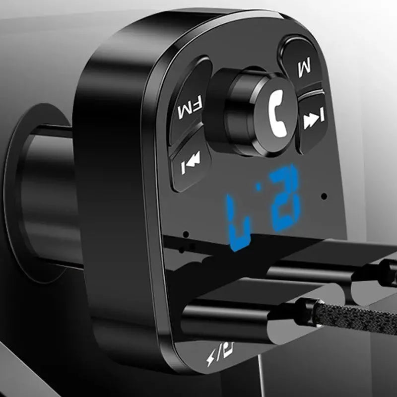 Bluetooth-compatible 5.0 FM Transmitter Car Player - GLR SHOPPING
