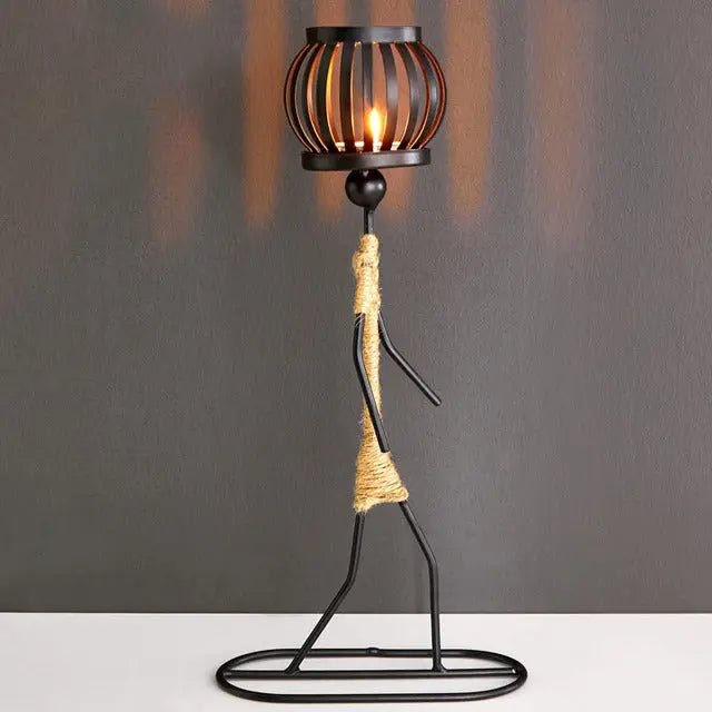 Lantern Shape Candlestick - GLR SHOPPING