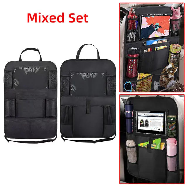 Car Backseat Organizer with Touch Screen Tablet Holder - GLR SHOPPING