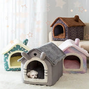 Foldable Deep Sleep Pet Cat House - GLR SHOPPING