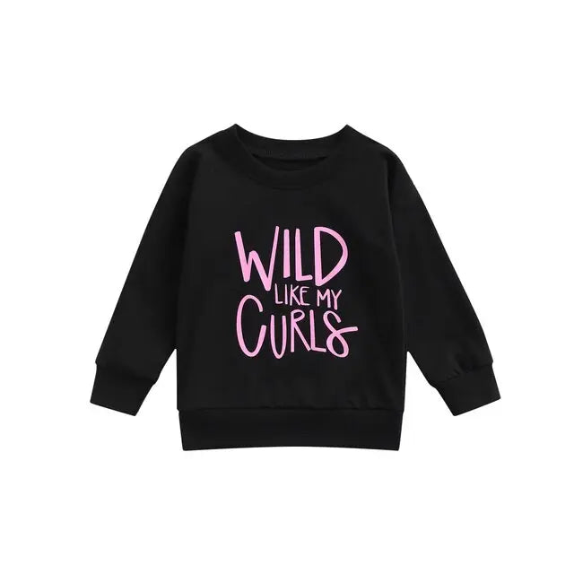 Baby Sweatshirt Tops with Letter Print - GLR SHOPPING